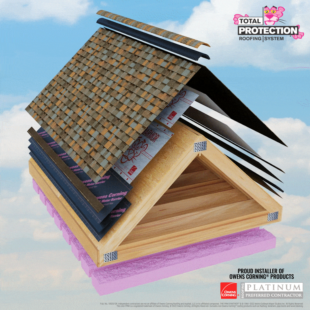 Window World total roofing protection gif.